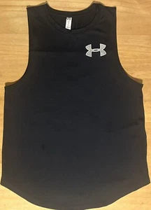 Canotta senza maniche Under Armour Heatgear da bambina, blu navy, taglia YLG (14-16 anni) - Foto 1 di 6