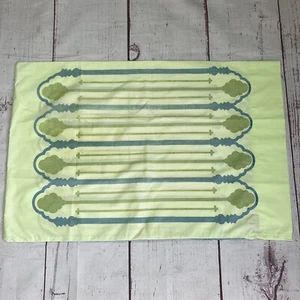One Vintage Sears Permaprest No Iron Percale Green Standard Pillowcase USA - Picture 1 of 8