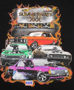 2017 Canberra SUMMERNATS T shirt size M Street Machine Ford Falcon 351 GT - Picture 1 of 7