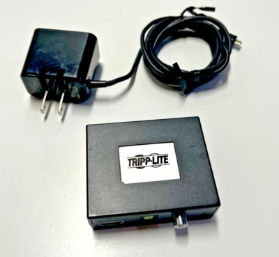 Tripp lite 4K HDMI to HDMI Audio Extractor with TOSLINK, RCA, and 3.5 mm Stereo - Image 1 of 4