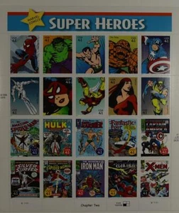 US SCOTT 4159 SHEET OF 20 SUPER HEROES STAMPS 41 CENT FACE MNH - Picture 1 of 1