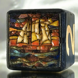 Magnificencia Marítima - Gloria del Mar Setting - Cubo Doble Backgammon 36 mm - Imagen 1 de 9