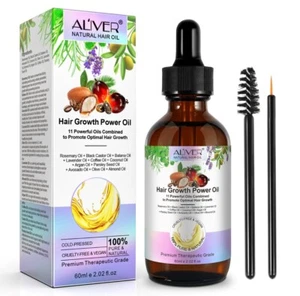 11-in-1 Hair Growth Oil - Rosemary, Jamaican Castor & Batana Oil Blend 100% - Picture 1 of 6