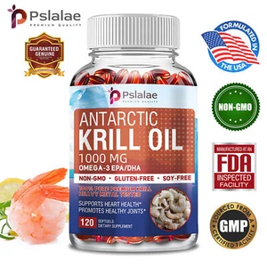 Antarctic Krill Oil 1000mg-Oméga-3 - Foto 1 di 12