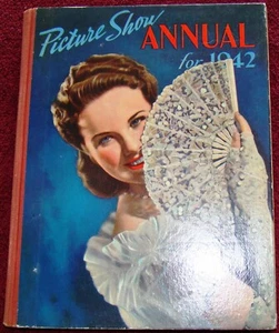 PICTURE SHOW ANNUAL for 1942  D. Durbin cover  movies  Lombard  Garland  Russell - Picture 1 of 11