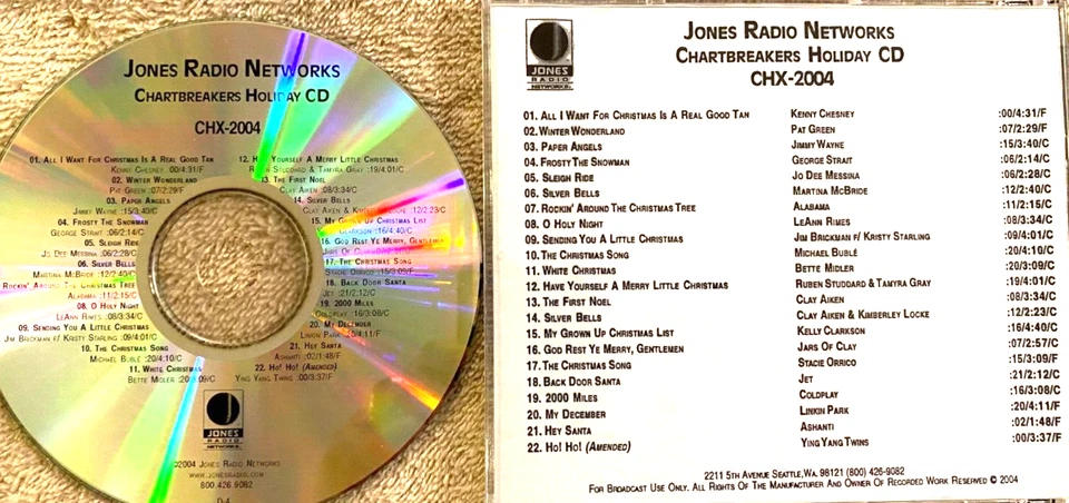 CHARTBUSTERS CHX-2004 CHRISTMAS, KELLY CLARKSON, JET, COLDPLAY, LINKIN PARK - Image 1 of 1