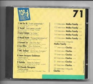 CD PROMO 🞴 TOP FRANCE 71 🞴 LARA FABIAN, GOLDMAN, MC SOLAAR, DALIDA itw CLARIKA - Picture 1 of 4