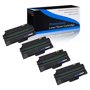 4PK ML1910 Toner Cartridge Fit for Samsung MLT-D105L ML-1915 SCX-4600 SCX-4623F - Picture 1 of 22