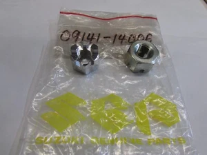 NOS GENUINE Suzuki 09141-14006 NUT NEW OEM SOLD AS PAIR - Picture 1 of 2