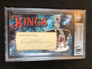 2023 Historic Autographs HERBERT HOOVER Auto Kings Gold BAS Authentic Oversized - Picture 1 of 2
