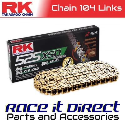 Corrente RK para Ducati 1100 Hypermotard Evo SP Corse Ed 2012 anel RX dourado - Imagem 1 de 4