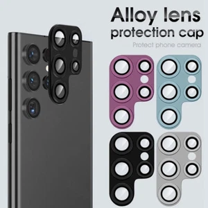 Cover Glitter Shiny For Samsung Galaxy S22 S23 Ultra Plus Camera Lens Protector - Picture 1 of 18