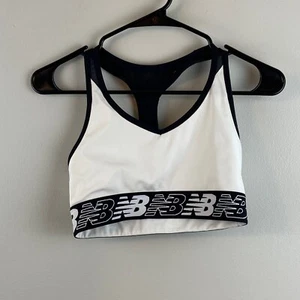 Sujetador deportivo New Balance Core Pace blanco talla pequeña - Imagen 1 de 4