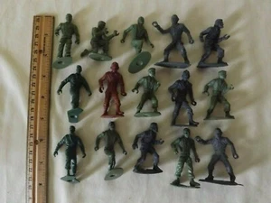 15 Vintage MPC Ring hand figures-Civil War / Frontier toy soldiers plastic toy - Picture 1 of 12