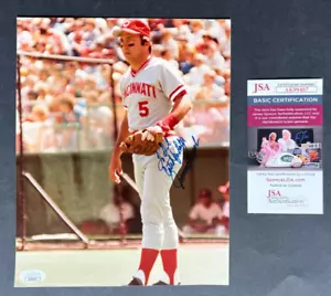 JOHNNY BENCH~ Signed/Autographed Kodak Photo ~ Cincinnati Reds ~JSA COA AK99407 - Picture 1 of 6