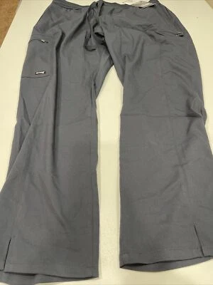 Greys Anatomy- Calça esfoliante elástica cinza aço masculina- Tamanho 2XL - Imagem 1 de 3