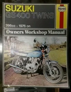 Suzuki GS400 1976 en Haynes 415 manual de taller nuevo de lote antiguo - Imagen 1 de 2
