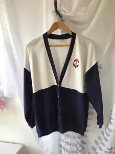 Vintage St Michael M&S Nautical Cardigan/Jacket, 1980s, VGC - Picture 1 of 5