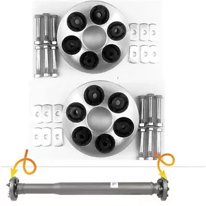 DRIVE SHAFT COUPLING FOR 1991-1993 TOYOTA PREVIA 2WD-RWD (PAIR) - Picture 1 of 2