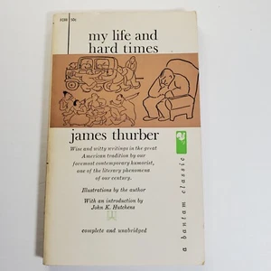 My Life and Hard Times by James Thurber 1961 Paperback Bantam Classic - Imagen 1 de 7