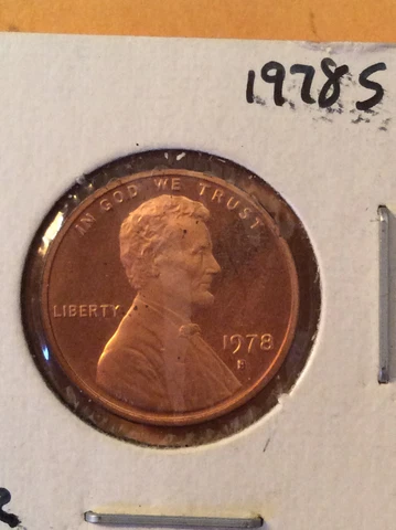 1978 S Proof Lincoln Cent Cover