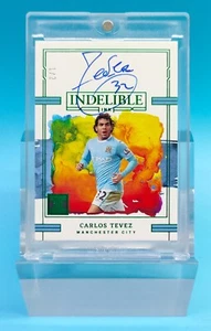 2022-23 Impeccable Manchester City Carlos Tevez INDELIBLE INK Auto 1/2 SP - Picture 1 of 2