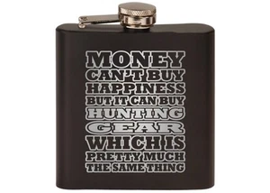 Rogue River Tactical Funny Hunting Gear Money Stainless Steel Hip Flask Premi... - Picture 1 of 4