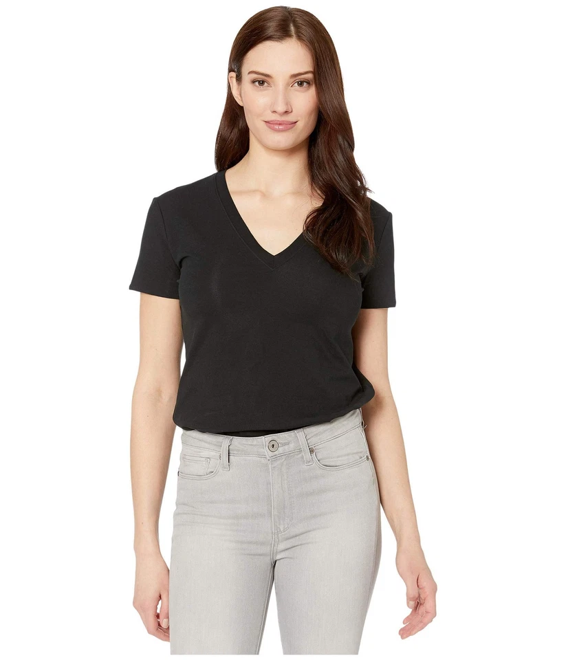 Commando Essential Cotton Bodysuit Tee - (Black, Medium) - Image 1 of 1