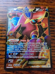 LP! Volcanion EX (Full Art) 107/114 XY-Steam Siege Holo - Foto 1 di 3