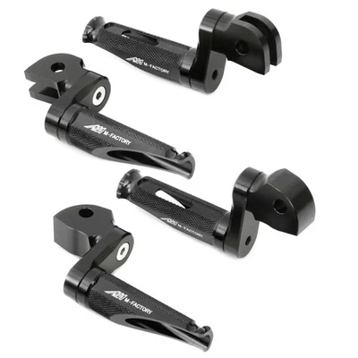 Pinzas traseras delanteras ajustables negras de 25 mm MFP para ER-6F Ninja 650R 09-14 15 16 Foto 1 de 4
