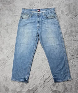 Tommy Hilfiger Vintage 2005 Straight Blue Jeans W36 L30 Made in Mexico - Bild 1 von 13