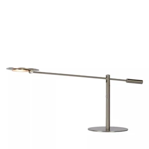 LED Lámpara de Mesa Regulable Cromo Oficina 50CM Ajustable 3000K Escritorio - Imagen 1 de 8
