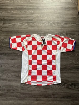 CROATIA 2004 2006 HOME SHIRT FOOTBALL SOCCER JERSEY SPORT MANIAST MENS SIZE XL - Image 1 of 4