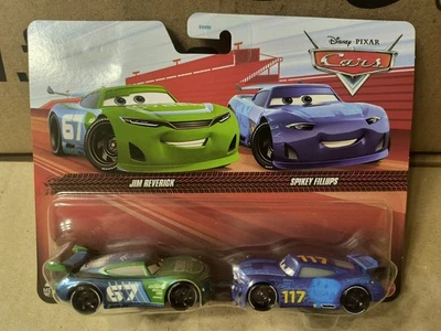 DISNEY PIXAR CARS JIM REVERICK & SPIKEY FILLUPS 2026 2 PACK FREE US SHIPPING - Image 1 of 2