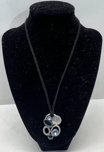 Collana Lia Sophia ciondolo in argento blu - Foto 1 di 2