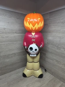 36" Nightmare Before Christmas Pumpkin King Jack Blow Mold Halloween Decor - Bild 1 von 17