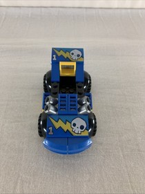 Lego Blue Race Car from Juniors City 10673 Race Car Rally