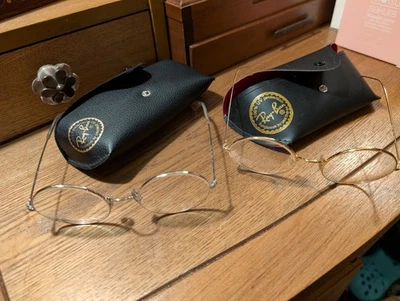 Pair of Ray Ban Eyeglasses Ja-Jo RX6392 Silver & Gold 50MM unisex Metal - Image 1 of 4