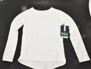 DSG GIRLS COLD WEATHER COMPRESSION WHITE SHIRT 2XS (4-5) - Picture 1 of 9