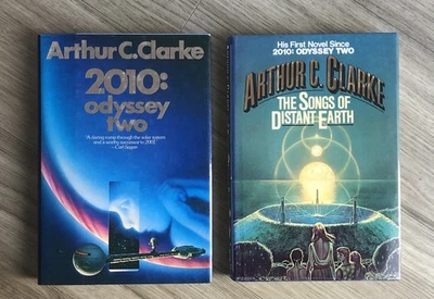 2010: Odyssey Two 1982 The Songs Of Distant Earth 1986 Arthur C Clarke Hardcover - Image 1 of 4