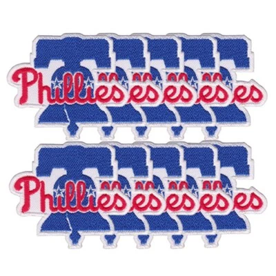 10 pcs Pennsylvania Philadelphia Phillies Baseball Size 3.0"x2.6" Iron On Patch - Image 1 of 4