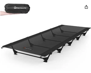 Kompaktes Campingbett, 60er Jahre einfacher Aufbau, 28" breite Oberfläche, ultraleichter Backpacki... - Bild 1 von 1