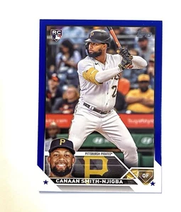 2023 Topps Update Royal Blue #US187 Canaan Smith-Njigba Pittsburgh Pirates RC - Picture 1 of 2