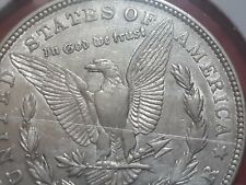 1921 D $1 Morgan Silver Dollar  Coin.  Die Crack on Crown.