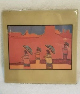 "Arte de azulejos de cerámica vintage Amado Maurilio Pena Jr. decoración de pared suroeste 7 3/4" - Imagen 1 de 9