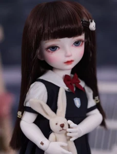 1/6 BJD Doll SD Girl MyouDoll Delia White Color-Free Face Make UP+Free Eyes - Picture 1 of 6