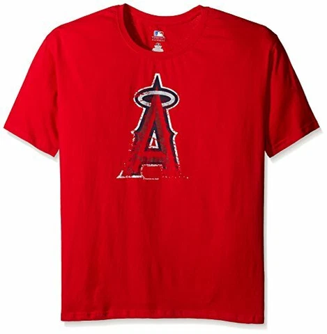 Profile Big & Tall MLB Los Angeles Angels Women's Team Short Sleeved Screen T Cover