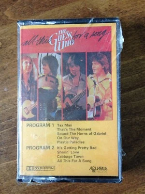 The Guess Who - All This For A Song - SEALED - Cassette Tape - Image 1 of 4