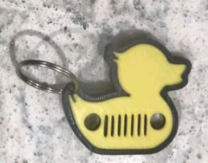 Jeep Duck With Grill Keychain 3D Printed - Picture 1 of 1