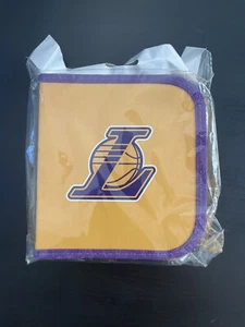 NEW UNOPENED LAKERS PURPLE AND GOLD CD DVD CASE WALLET - Picture 1 of 5